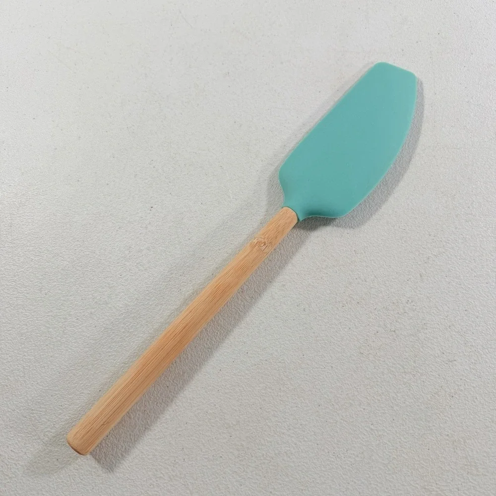 Kitchenaid Silicone‎ Spatula Scraper Heat Resistant Wood Handle 13
